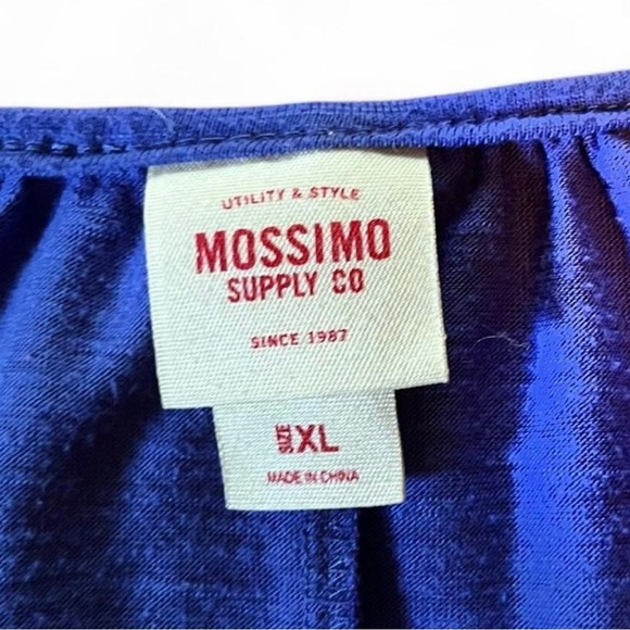 Mossimo Supply Co. Women’s Purple Peplum Blouse Size XL - Picture 2 of 3